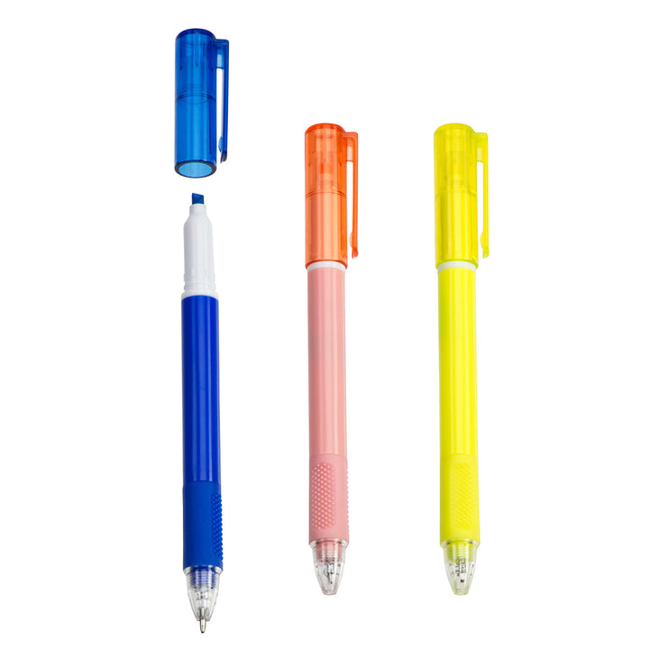 Skywriter Combo Recycled Plastic Ball Pen & Highlighter