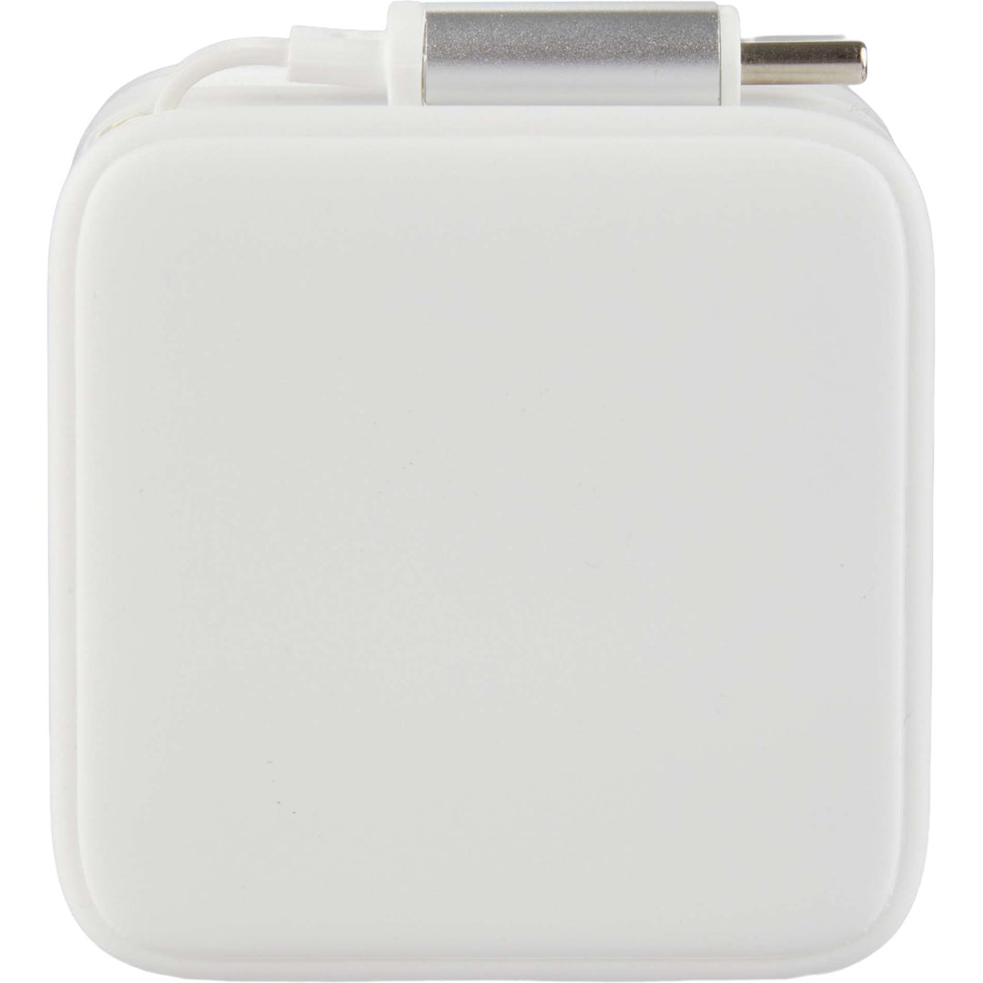 ETL Listed 20W Wall Charger with Retractable Cable