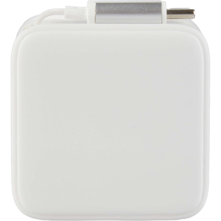 ETL Listed 20W Wall Charger with Retractable Cable