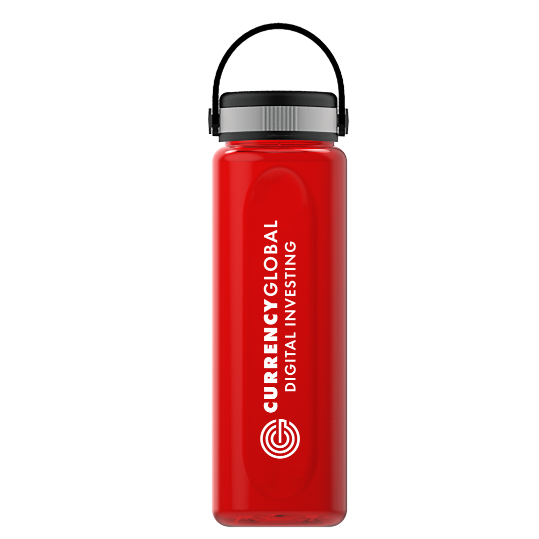 Boss Embossed RPET Bottle with Grip Lid - 26 oz.