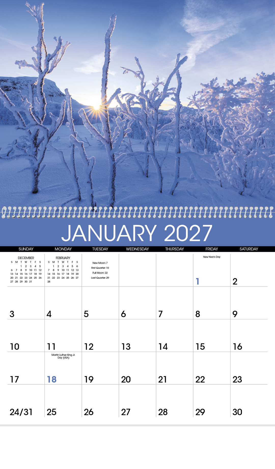 Triumph® Calendars Sunrise Sunset Calendar