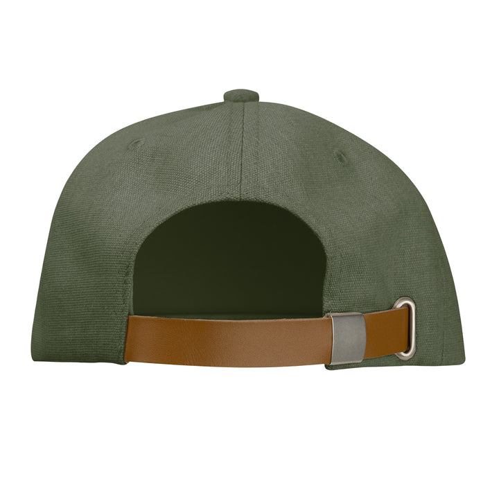 AWARE™ Recycled Cotton Cap with Leatherette Backstrap