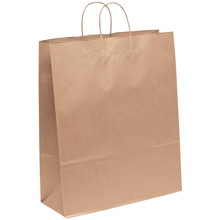Eco Stephanie - Kraft-Brown Shopper - Flexo Ink Print