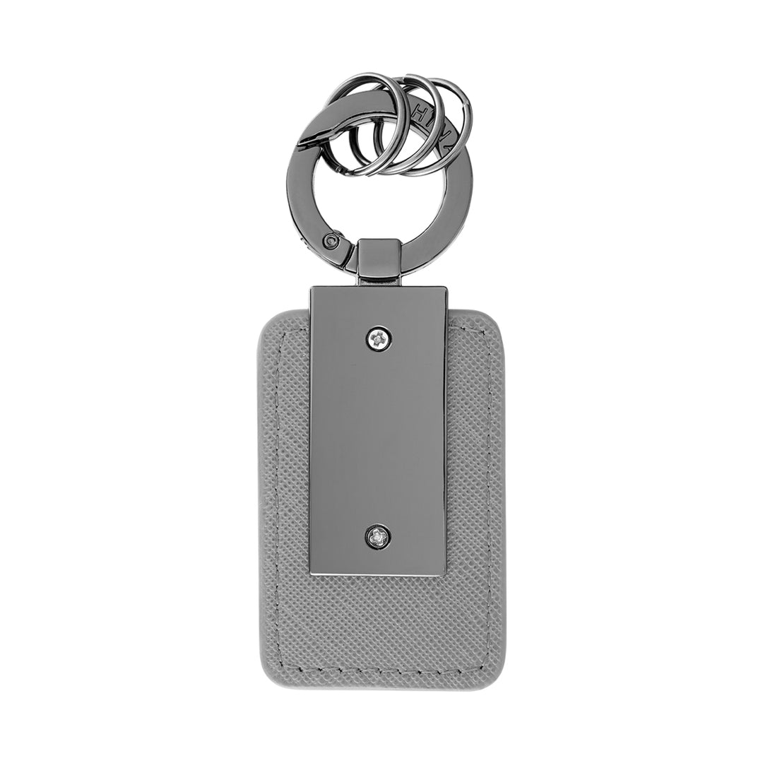 Leatherette Carabiner Clip Key Tag