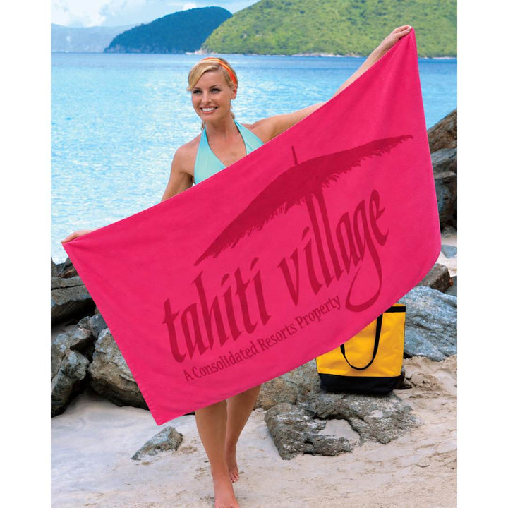 Basic Weight Colored Beach Towel
