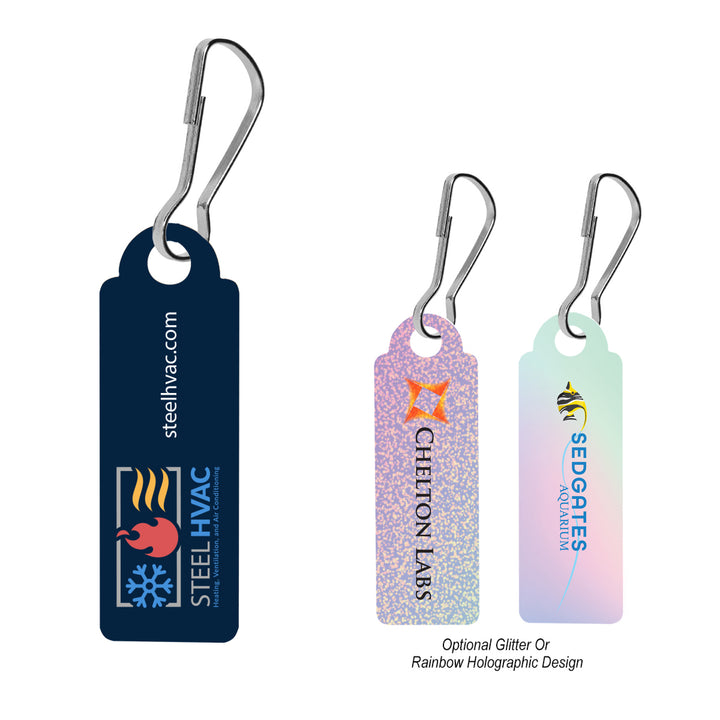 Acrylic Zipper Pull - Rectangle