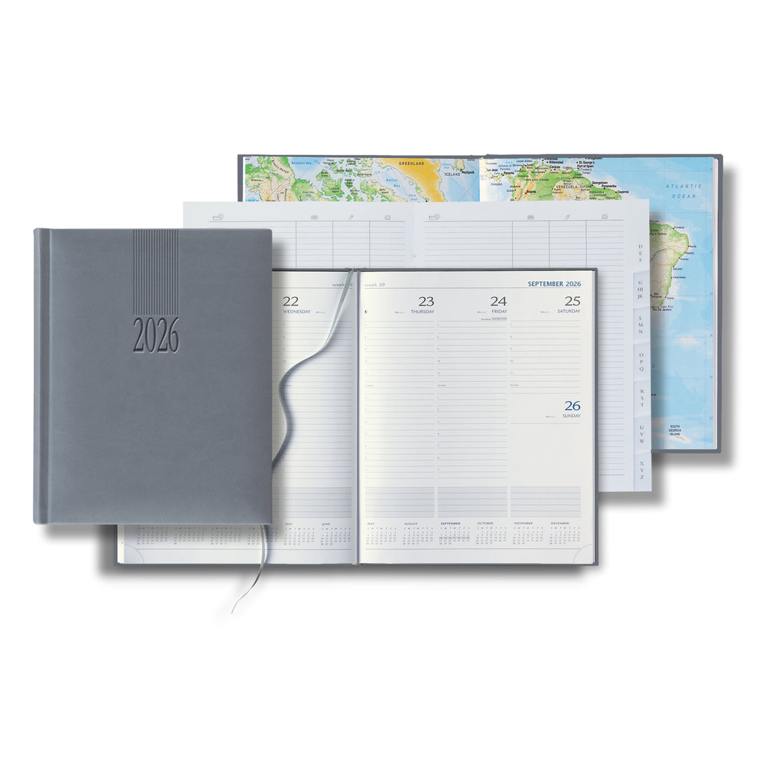 Castelli Tucson Grande Desk White Page Weekly Diary