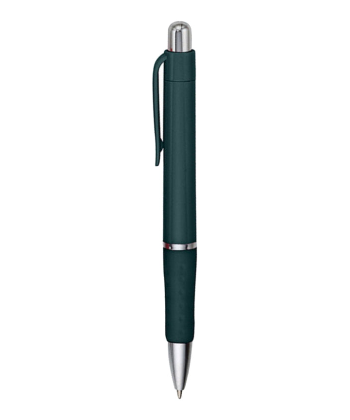 Rigid - Solid Colored Ballpoint Click Pen with grip