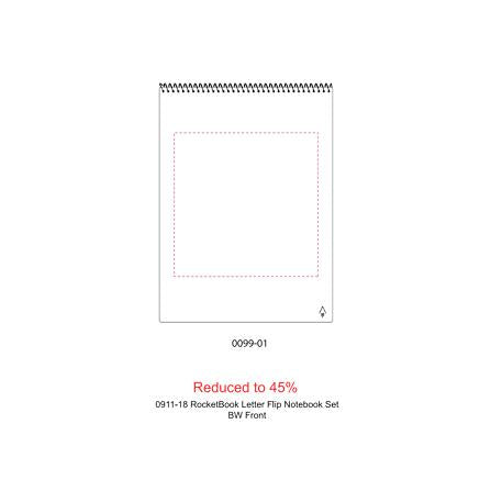 Rocketbook Letter Flip Notebook Set