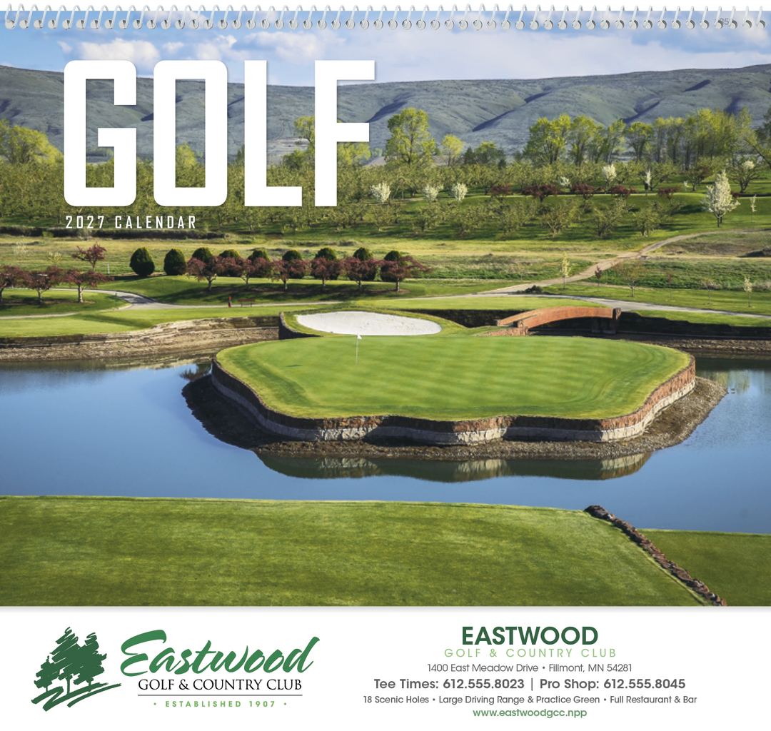 Triumph® Calendars Golf Calendar