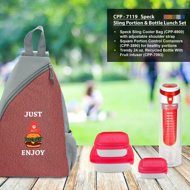SPECK SLING PORTION & BOTTLE LUNCH SET