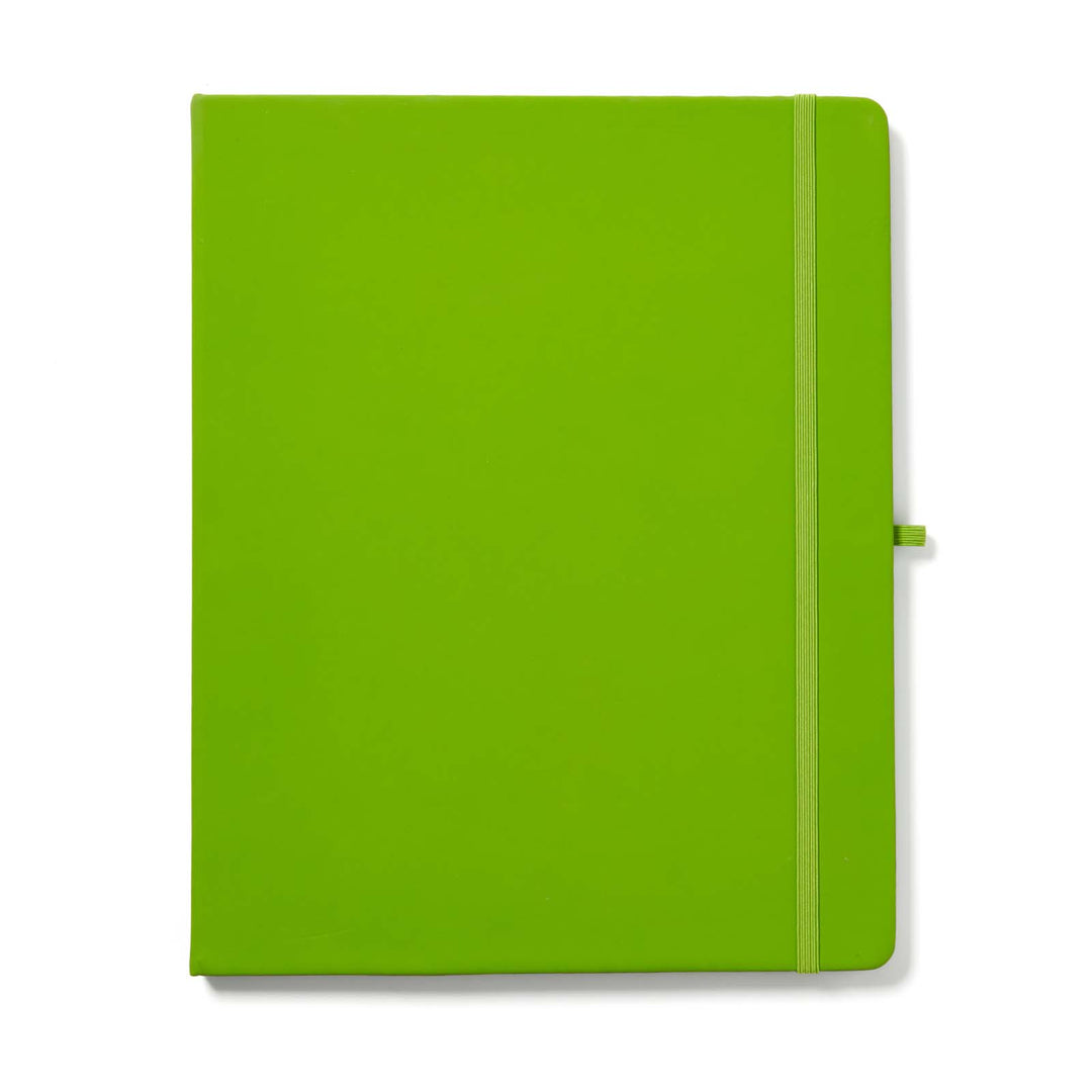 8" X 10" Soft Touch Journal with Pen Loop