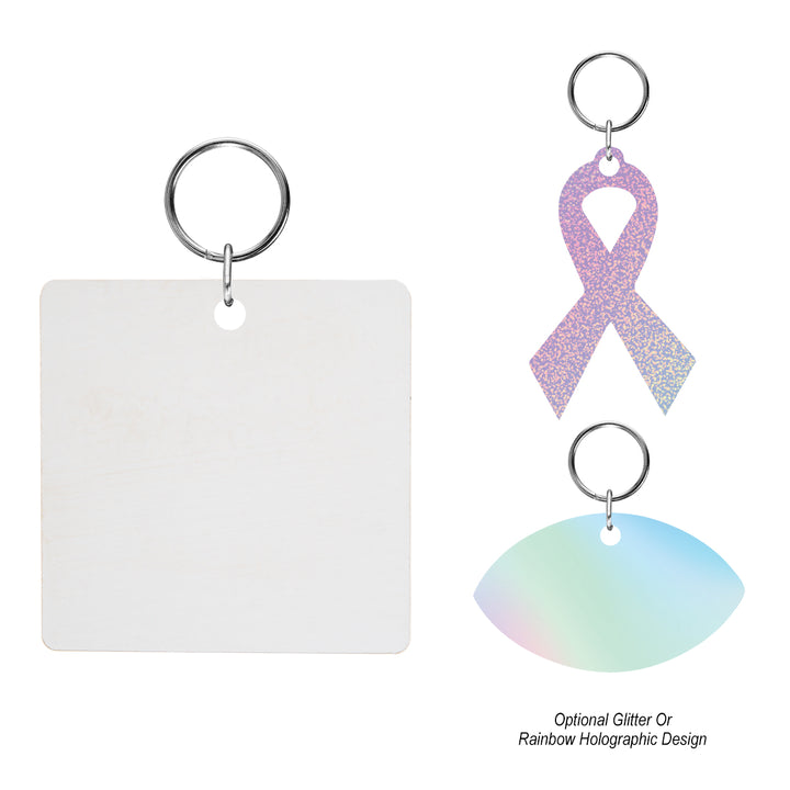 Acrylic Key Tag - Custom Shape 4"