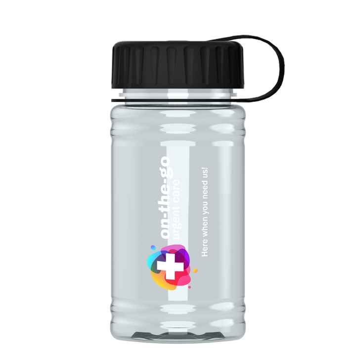 Mini RPET Bottle with Tethered Lid - 16 oz.