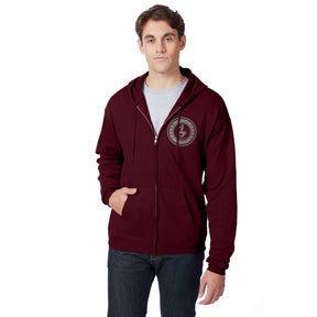 Hanes 7.8 Ounce ComfortBlend Full Zip Hooded Sweatshirt