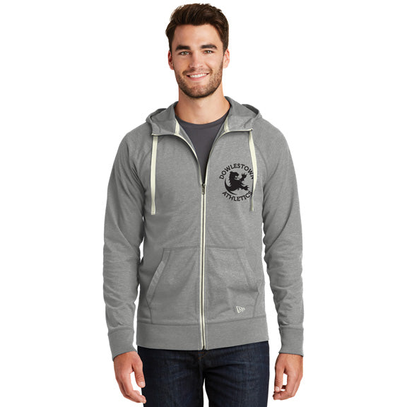 New Era Sueded Cotton Blend Full-Zip Hoodie Sweatshirt