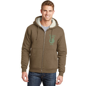 CornerStone Heavyweight Sherpa-Lined Hooded Fleece Jacket