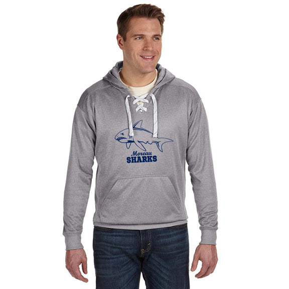 J. America - Sport Lace Polyester Fleece Hooded Sweatshirt