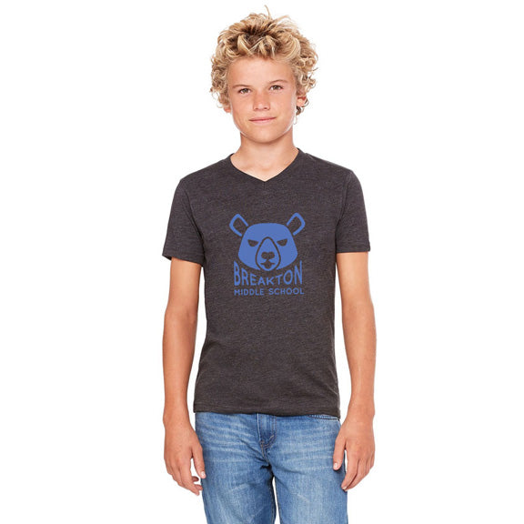 Bella + Canvas Youth Jersey Short-Sleeve V-Neck T-Shirt