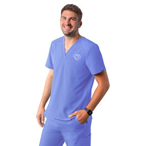 MENS CLASSIC V NECK SCRUB TOP