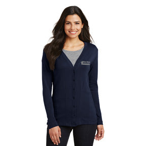 Port Authorityr Womens Modern Stretch Cotton Cardigan