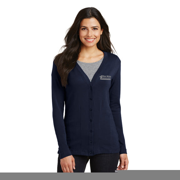 Port Authorityr Womens Modern Stretch Cotton Cardigan