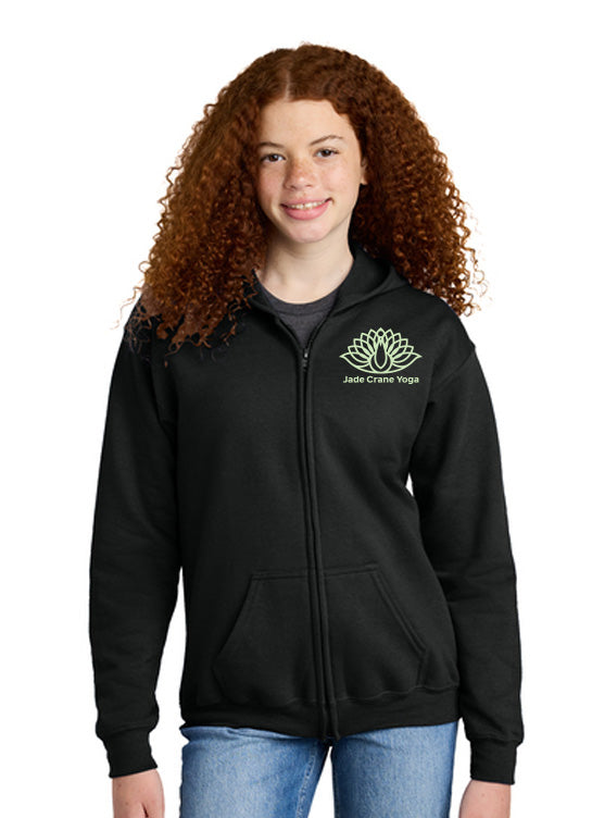 Gildan Youth Heavy Blend Full Zip Hooded Sweatshirt