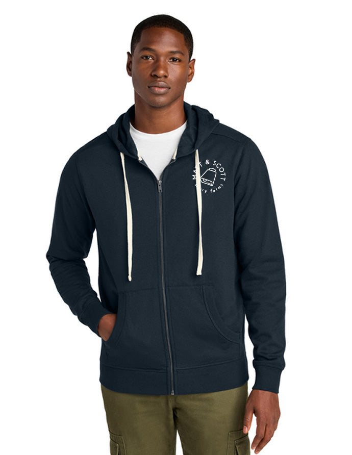 District Re Fleece Full Zip Hoodie