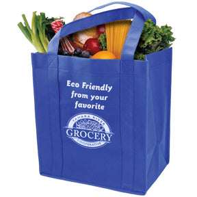 Grocery Tote Bag W/ Reinforced Bottom