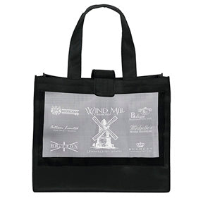 Royale Mesh Panel Tote Bag