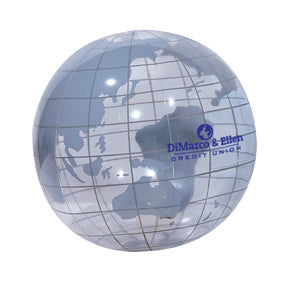 20 Inch Clear Globe Beach Ball