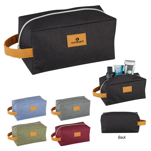 Heathered Amenity  Toiletry Bag