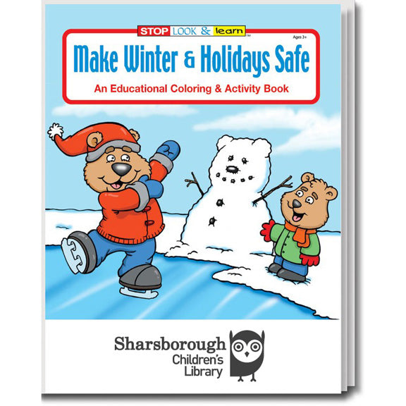 Make Winters and Holidays Safe Coloring and Activities Book