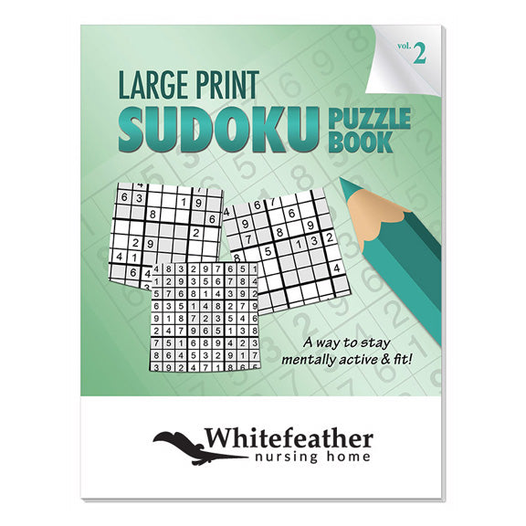 Large Print Crossword Sudoku Puzzle Volume 2