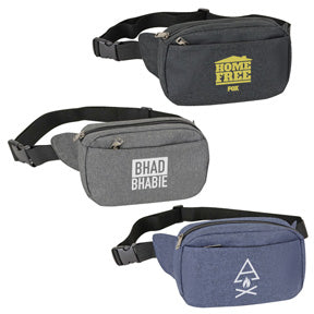 Rounded Dual Pocket Fanny Pack