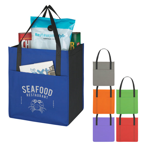 Non Woven Shoppers Pocket Tote Bag