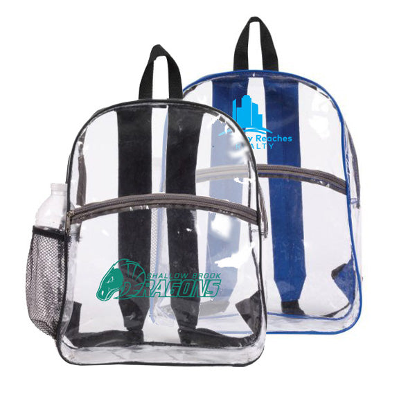 CLEAR ZIPPER BACKPACK