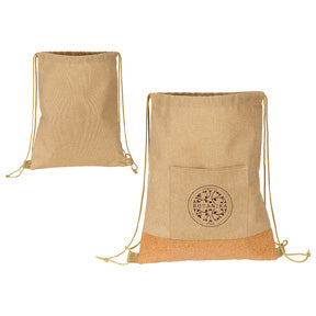 Carina RPET and Cork Drawstring Backpack