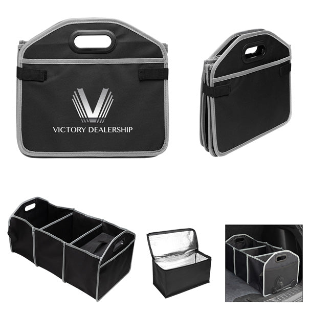 Trunk Organizer With Cooler Bag
