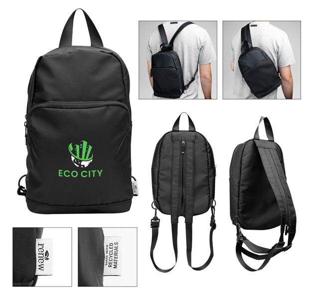 Caleb RPET Convertible Backpack and Sling Bag