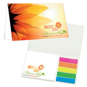 Bic Mylar Flag and Notepad Booklet