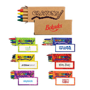 4 Pack Standard Crayon