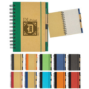 Eco-friendly Spiral Notebook & Pen