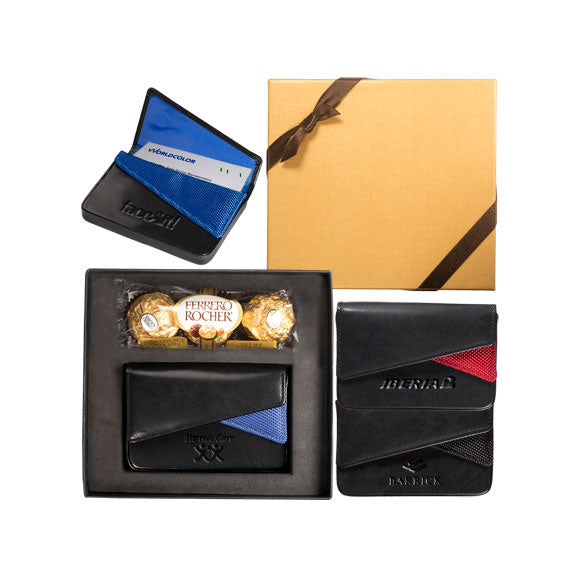 Ferrero Rocher Chocolates/Card Case Gift Set