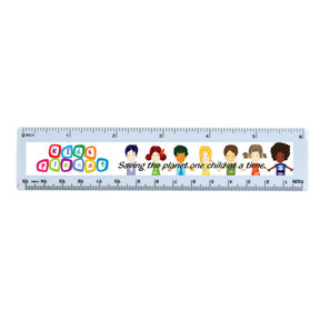 Full Color Standard 6 Inch Acrylic Ruler