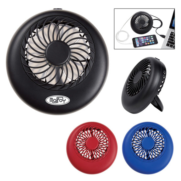 2 In 1 Power Bank with Personal Fan