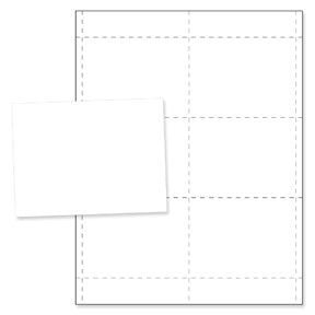 4 x 3 BLANK Paper Name Badge Insert