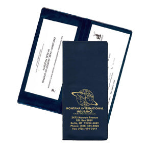 Policy and Document Holder with 2 clear FULL pockets