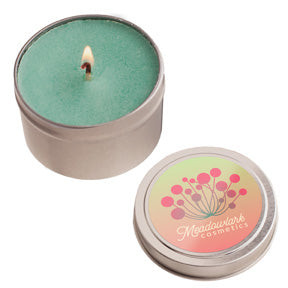 2 OZ. CANDLE IN ROUND TIN