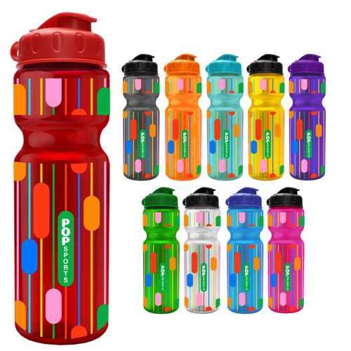 Champion - 28 oz. Transparent Bottle with Flip and Digital Imprint
